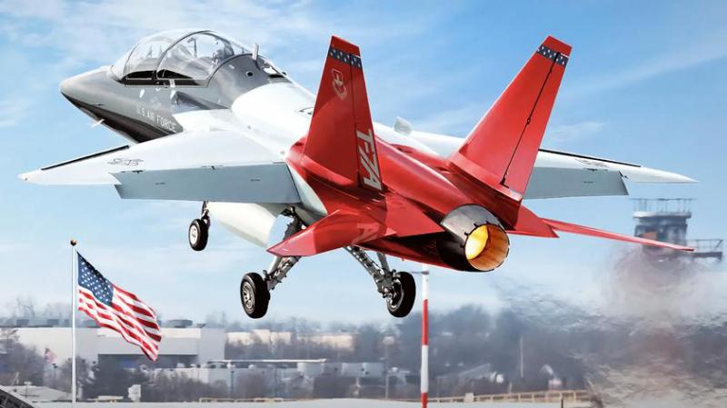 На замену F-16 Fighting Falcon: США хотят создать легкий штурмовик на базе Boeing T-7 A Red Hawk