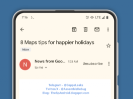 Google тестирует удобную кнопку отписки в Gmail для Android