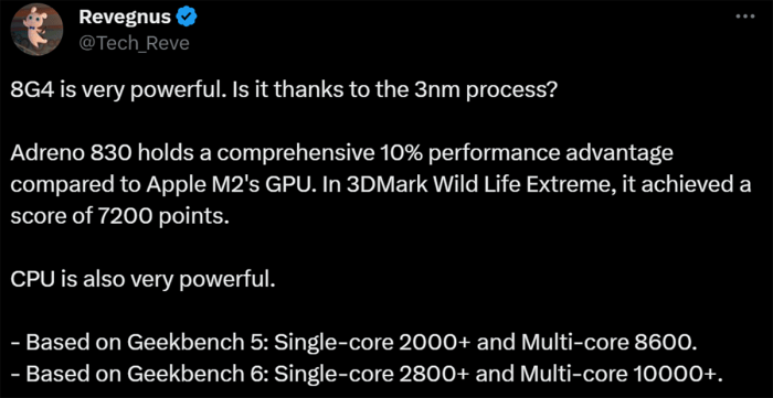 Графика Snapdragon 8 Gen4 показывает отличную производительность в тестах, но процессору еще есть над чем работать