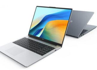 Huawei представила MateBook D 16 (2024) с процессорами Intel Core 13-го поколения