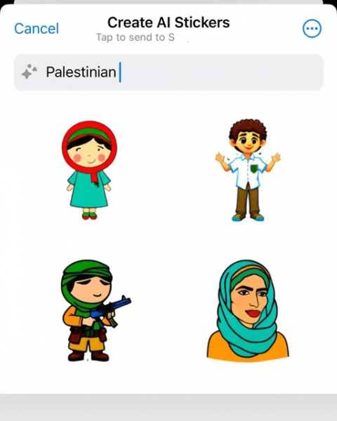 Стикер WhatsApp ИИ иногда добавляет оружие к фотографиям детей, отвечая на вопросы, связанные с Палестиной
