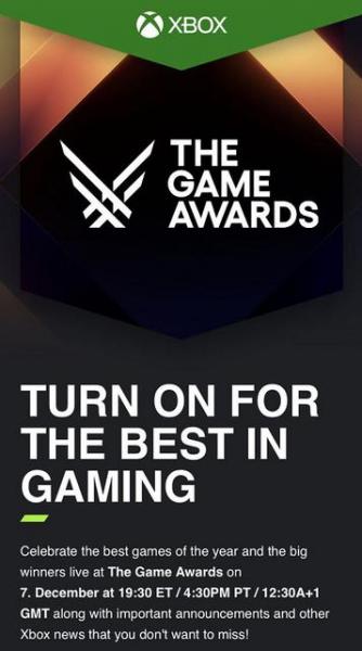 Microsoft официально объявила, что примет участие в шоу The Game Awards 2023 и готовит серию крутых анонсов