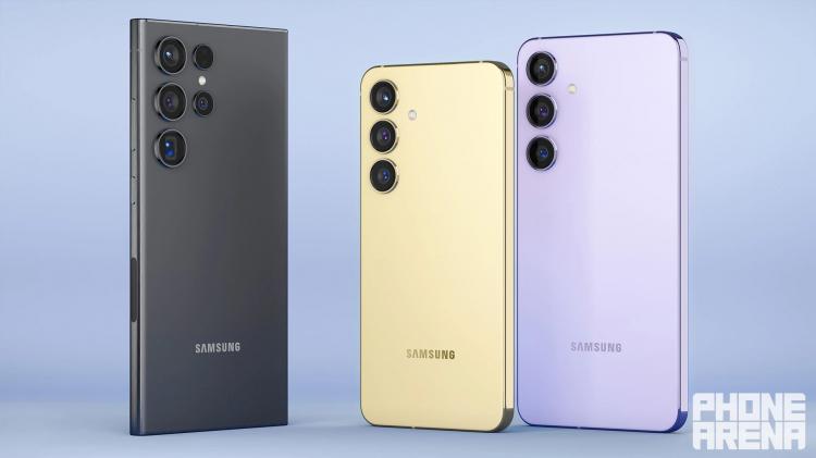 Множество качественных рендеров Samsung Galaxy S24, S24+ и S24 Ultra на основе доступной информации