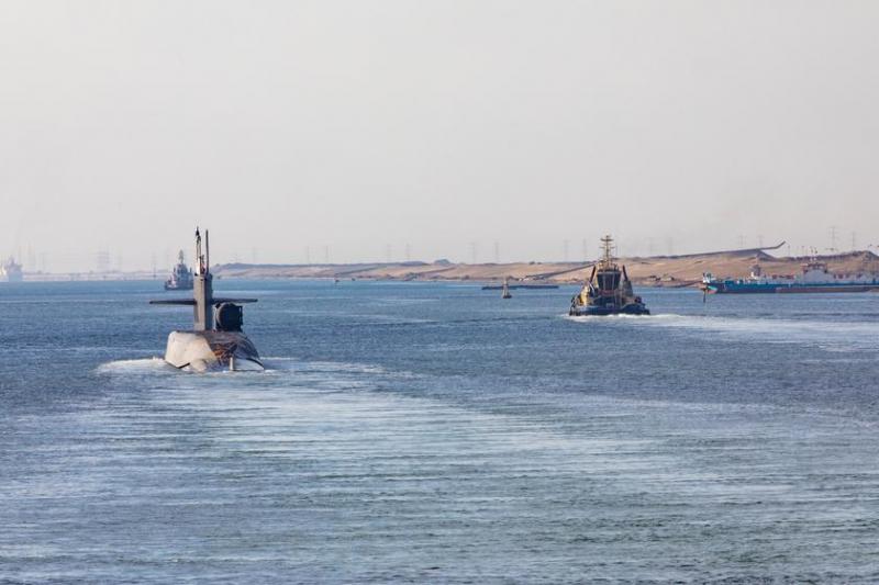 Американская атомная подводная лодка типа «Огайо» со 154 крылатыми ракетами «Томагавк» дальностью до 2500 км прибыла на Ближний Восток