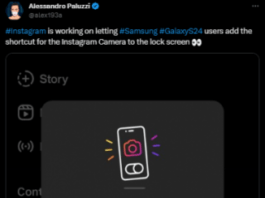 Пользователи Samsung Galaxy S24 смогут открывать камеру Instagram с экрана блокировки