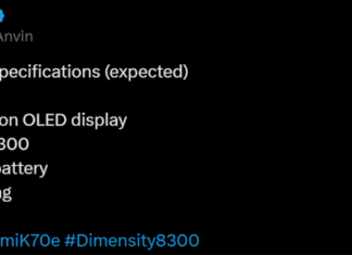 Redmi K70e – первые сведения о характеристиках