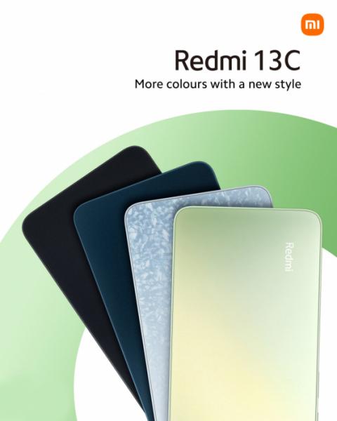 Redmi планирует выпустить Redmi 13C в ближайшее время: компания опубликовала официальный тизер, демонстрирующий все цвета будущего продукта!