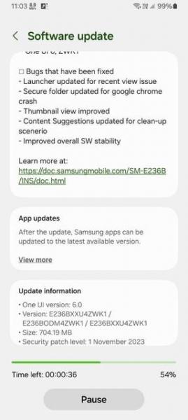 Samsung начала тестирование One UI 6.0 Beta 3 с Android 14 для Galaxy F23