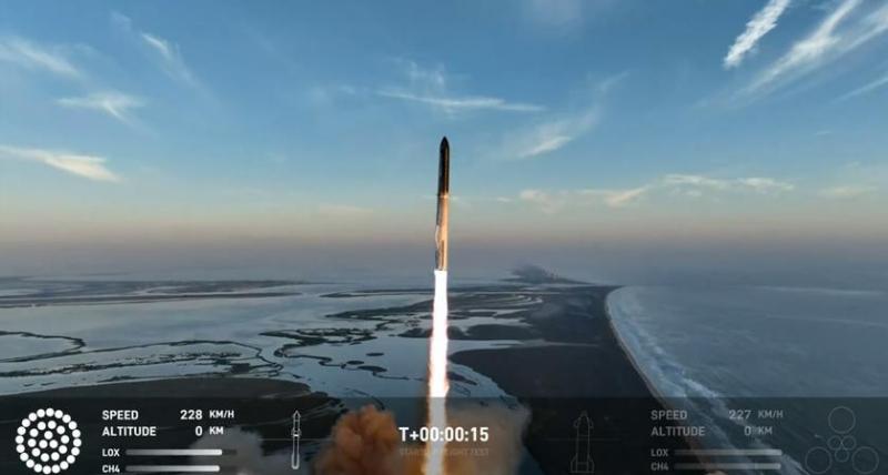 SpaceX потеряла Starship через 9 минут после запуска, а ракета Super Heavy взорвалась при спуске в Мексиканском заливе