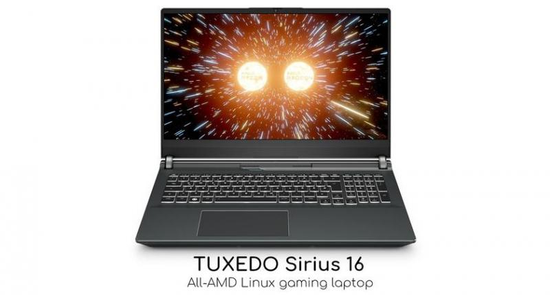 Tuxedo Sirius 16 — первый в мире игровой ноутбук с операционной системой Linux по цене от 1699 евро