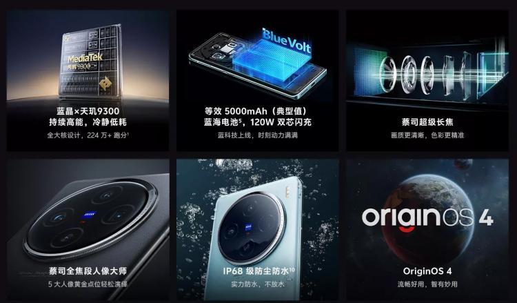 Vivo X100 и VX100 Pro, первые смартфоны с Dimensity 9300 и оптикой Zeiss APO, будут стоить от $548 до $685.