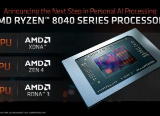 AMD внезапно анонсировала мобильные процессоры Ryzen 8040 с ядрами Zen 4, графикой RDNA 3 и нейронным чипом XDNA NPU