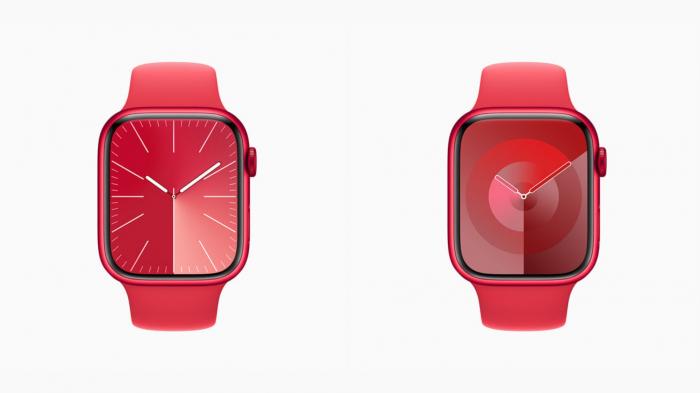 Apple выпустила новые Apple Watch Series 9 в (продукт) красном цвете