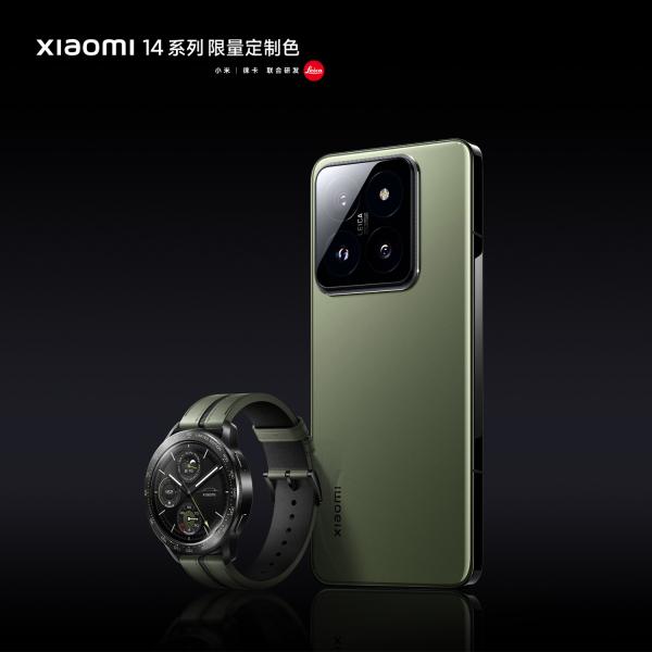 Флагманы Xiaomi 14, Xiaomi 14 Pro и умные часы Xiaomi Watch S3 получили специальные версии в цветах, как у электромобиля Xiaomi SU7