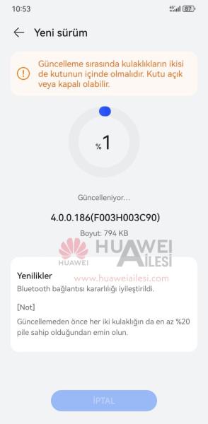 Huawei FreeClip получила первое обновление программного обеспечения