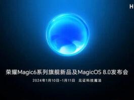 Компания Honor опубликовала дату презентации серии Honor Magic 6 и MagicOS 8.0 – 10-11 января