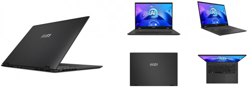 MSI Prestige 16 AI Studio Evo — Intel Core Ultra 9185H, GeForce RTX 40 и функции искусственного интеллекта от 1899 долларов США