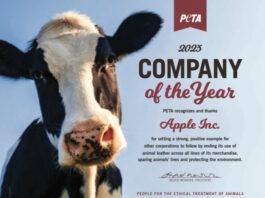 PETA назвала Apple компанией года за прекращение использования кожи животных в аксессуарах