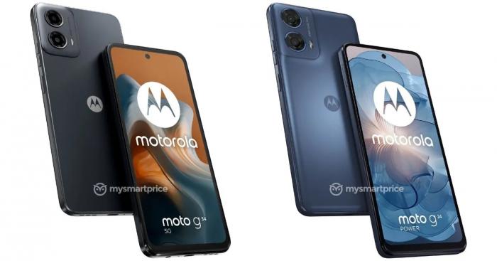 Появились рендеры Moto G24 Power и G34, раскрывающие варианты цвета и дизайна будущих смартфонов.
