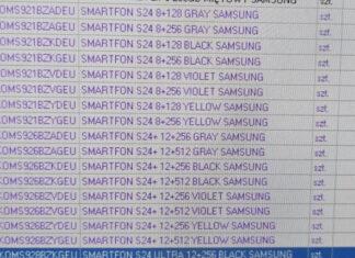 Предварительные данные о цветах и памяти Samsung Galaxy S24 от Revegnus