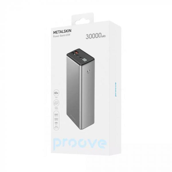Proove Metalskin — лучший портативный аккумулятор PowerBank мощностью 65 Вт и емкостью 30 000 мАч всего за 1899 годов — количество ограничено!