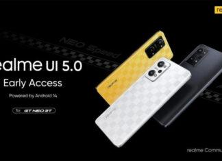 realme GT Neo 3T получил бета-версию realme UI 5.0 с операционной системой Android 14