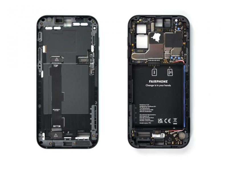 Самый ремонтопригодный смартфон: модульный Fairphone 5 получил от iFixit 10/10