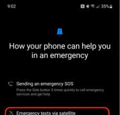 Утечка интерфейса Samsung Galaxy S24 доказывает наличие экстренной спутниковой связи