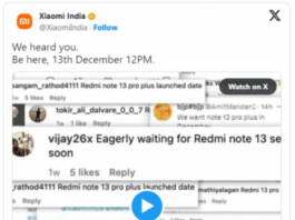 Xiaomi India щось скаже про глобальні Redmi Note 13 завтра – офіційне оголошення