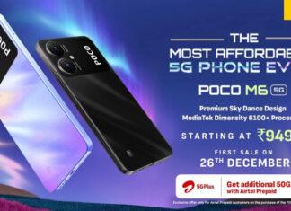 Xiaomi представила POCO M6 5G по цене от $115