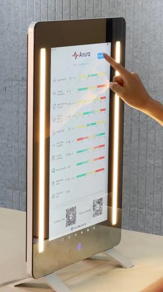 Anura MagicMirror: умное зеркало, которое может рассказать вам о вашем кровяном давлении, состоянии кожи и оценить риск заболеваний