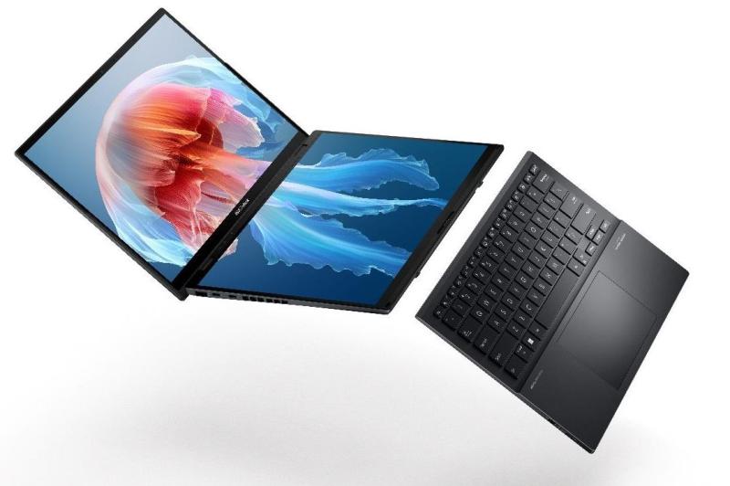 ASUS Zenbook Duo (2024): первый в мире ноутбук с двумя 14-дюймовыми сенсорными OLED-экранами и Bluetooth-клавиатурой