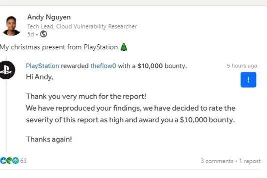 До релиза джейлбрейка PlayStation 5 осталось совсем чуть-чуть? Sony уже заплатила за найденную уязвимость $10 000, но некоторым повезет!