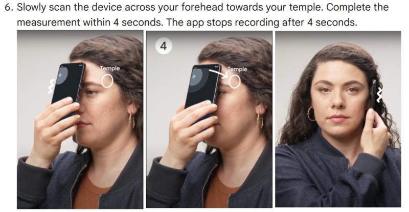 Google Pixel 8 Pro теперь может измерять температуру тела, проводя пальцем по лицу