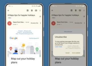 Кнопка отмены подписки Gmail наконец-то появилась на Android!