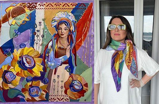 Модні шовкові хустки