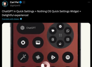 Новая фишка футуристических смартфонов Nothing Phone (1) и (2): ChatGPT на главном экране