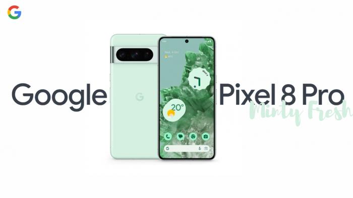 Новый сочный цвет Pixel 8 Pro — Mint Fresh. Частичка весны зимой!