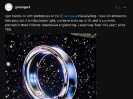 Первые сведения о Samsung Galaxy Ring после события Unpacked