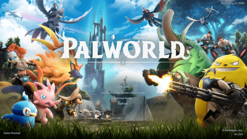 Пиковый онлайн-ролевой шутер Palworld в Steam достиг 561 000 пользователей