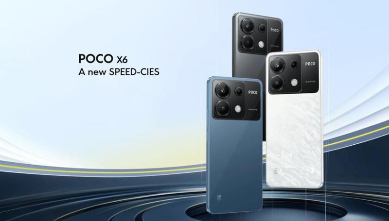 POCO X6 5G: упрощенная версия POCO X6 Pro с чипом Snapdragon 7s Gen 2