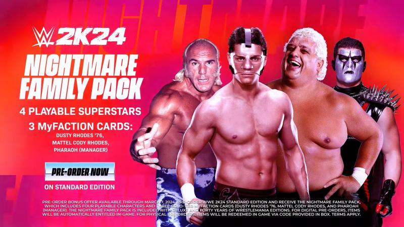 WWE 2K24 выйдет 8 марта с новыми типами матчей и режимами, посвященными 40-летию WrestleMania