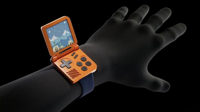 Retro Gaming Watch: наручные часы, которые превращаются в игровую консоль в стиле Game Boy