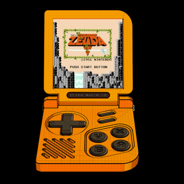 Retro Gaming Watch: наручные часы, которые превращаются в игровую консоль в стиле Game Boy