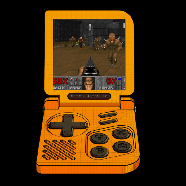 Retro Gaming Watch: наручные часы, которые превращаются в игровую консоль в стиле Game Boy