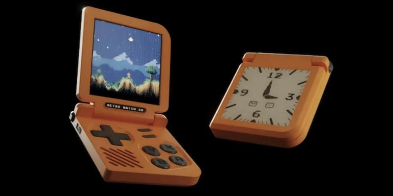 Retro Gaming Watch: наручные часы, которые превращаются в игровую консоль в стиле Game Boy
