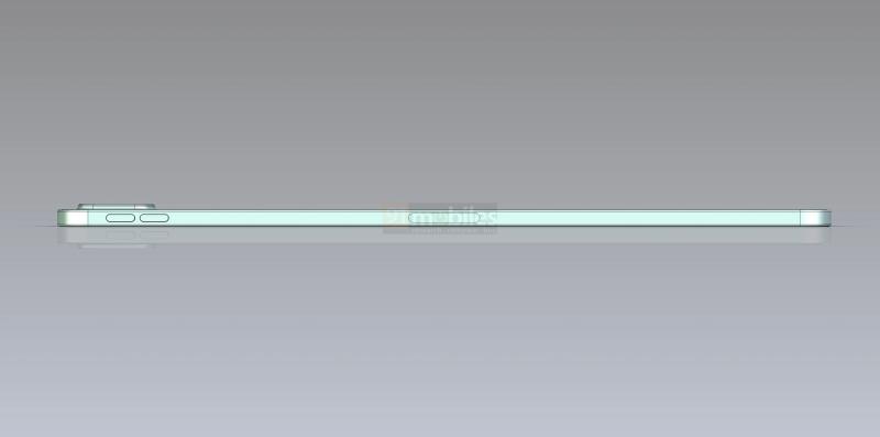 Touch ID, порт USB-C и большой экран: 12,9-дюймовый iPad Air в CAD-рендеринге