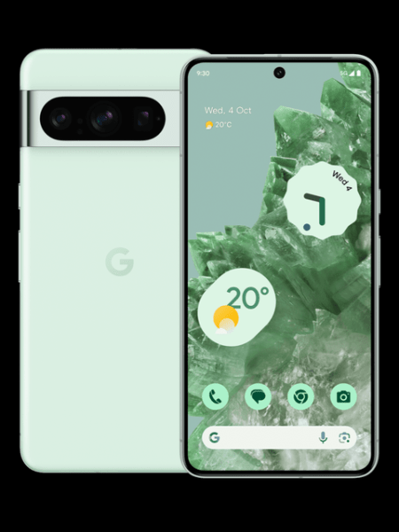 Вот как выглядит новый Google Pixel 8 Pro в цвете Minty Fresh