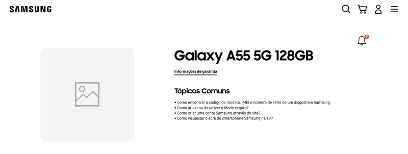 Анонс скоро: Galaxy A55 появится на официальном сайте Samsung