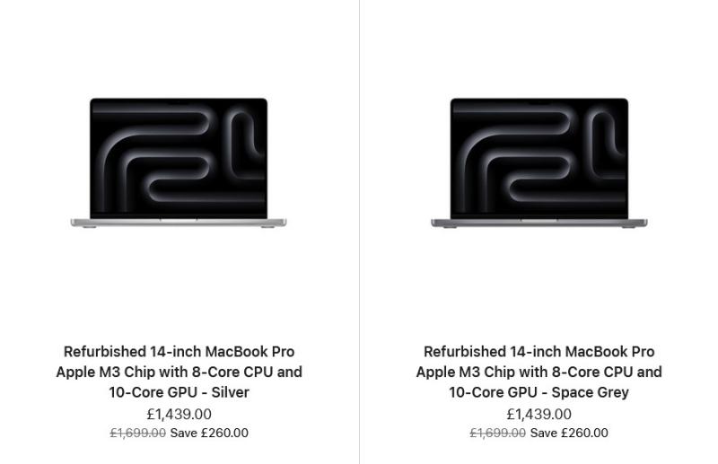 Apple начинает продавать в Европе отремонтированный 14-дюймовый MacBook Pro с чипом M3